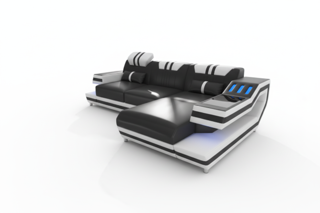 Aura Compact Sectional blank shadow