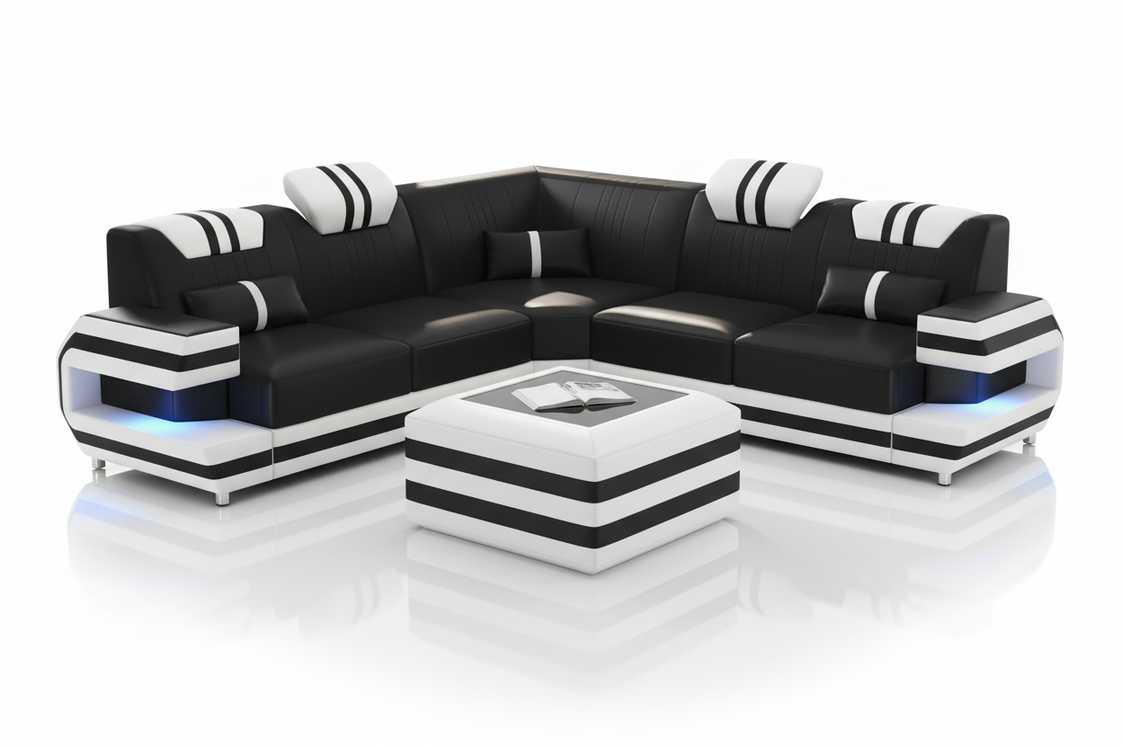Aura Corner Sectional reflection