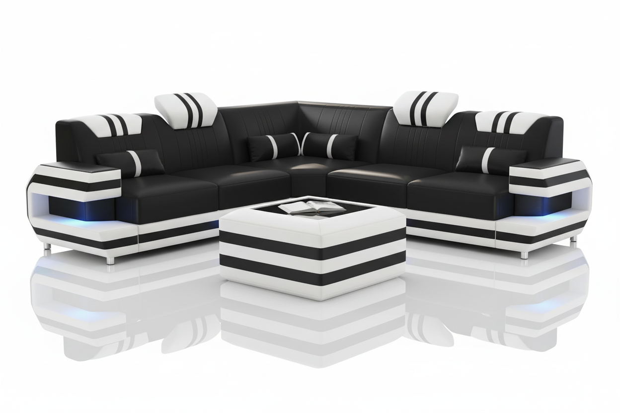 Aura Corner Sectional reflection