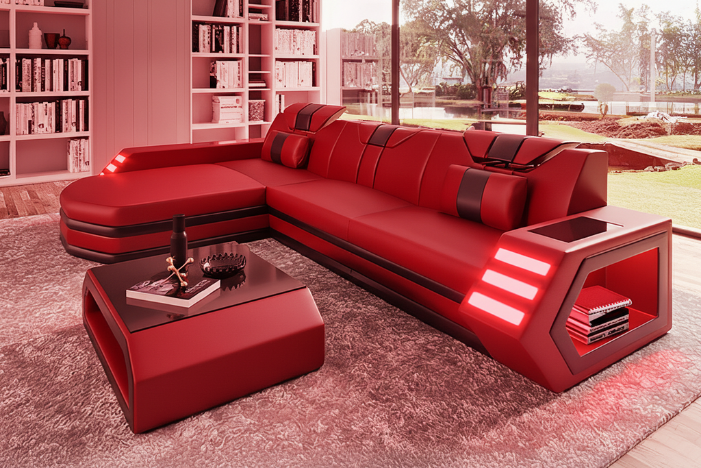 Red black luxurious